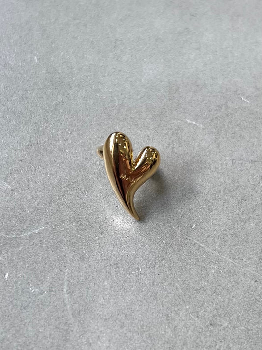 HEART EAR CUFF "GOLD"