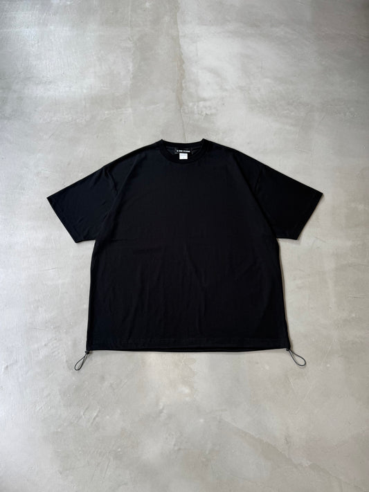 【MENS】X-ONE DRAWSTRING TEE "BLACK"
