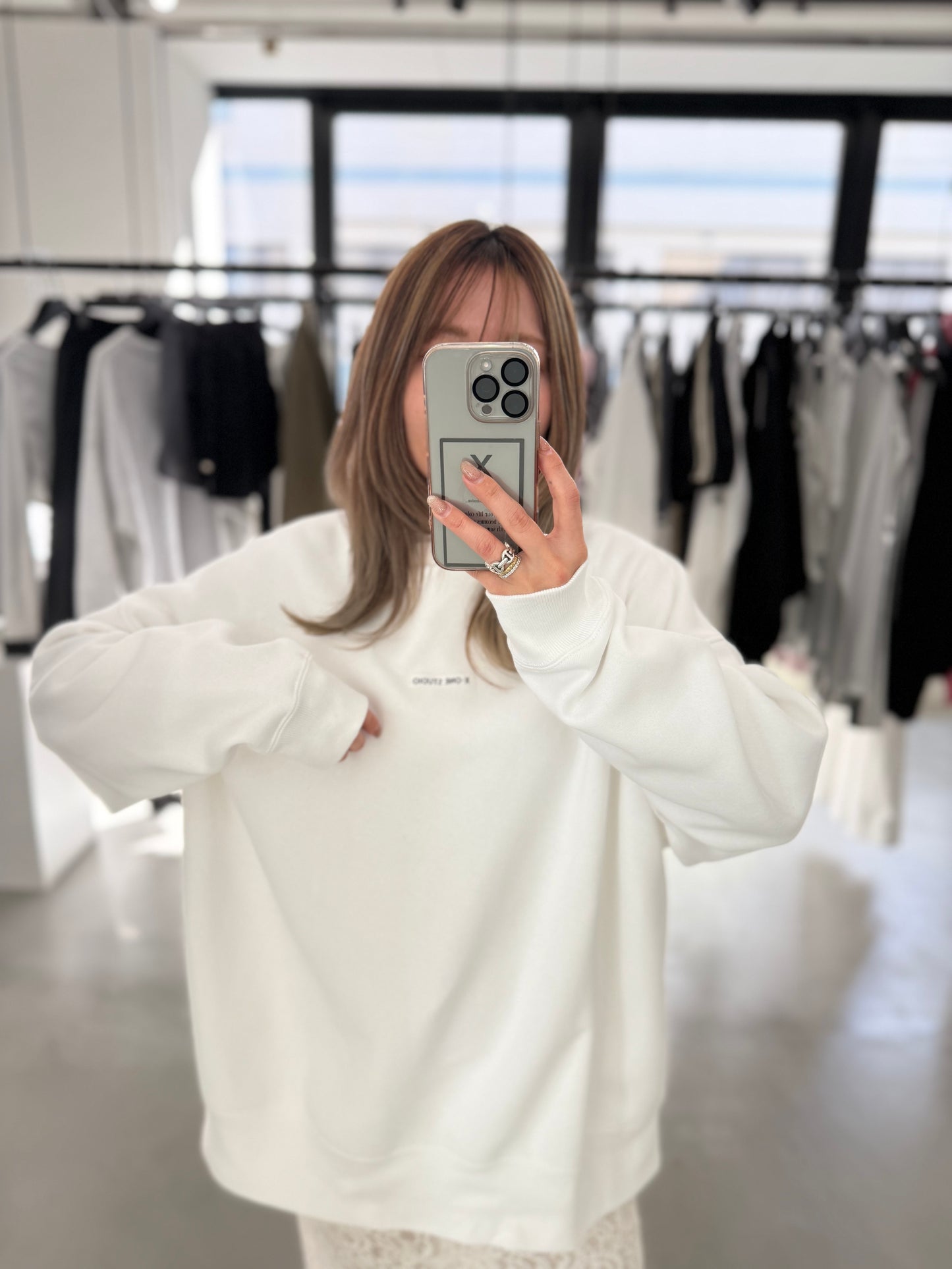 X-ONE WIDE SWEAT "WHITE"