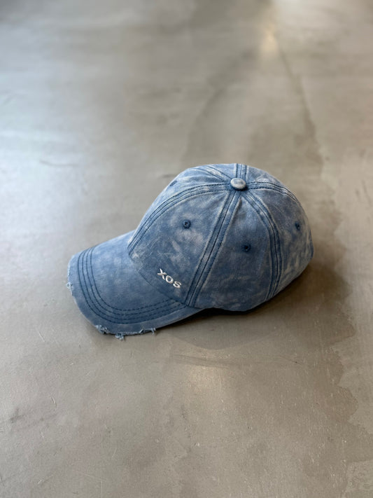 WASHED CRASH CAP "DENIM"