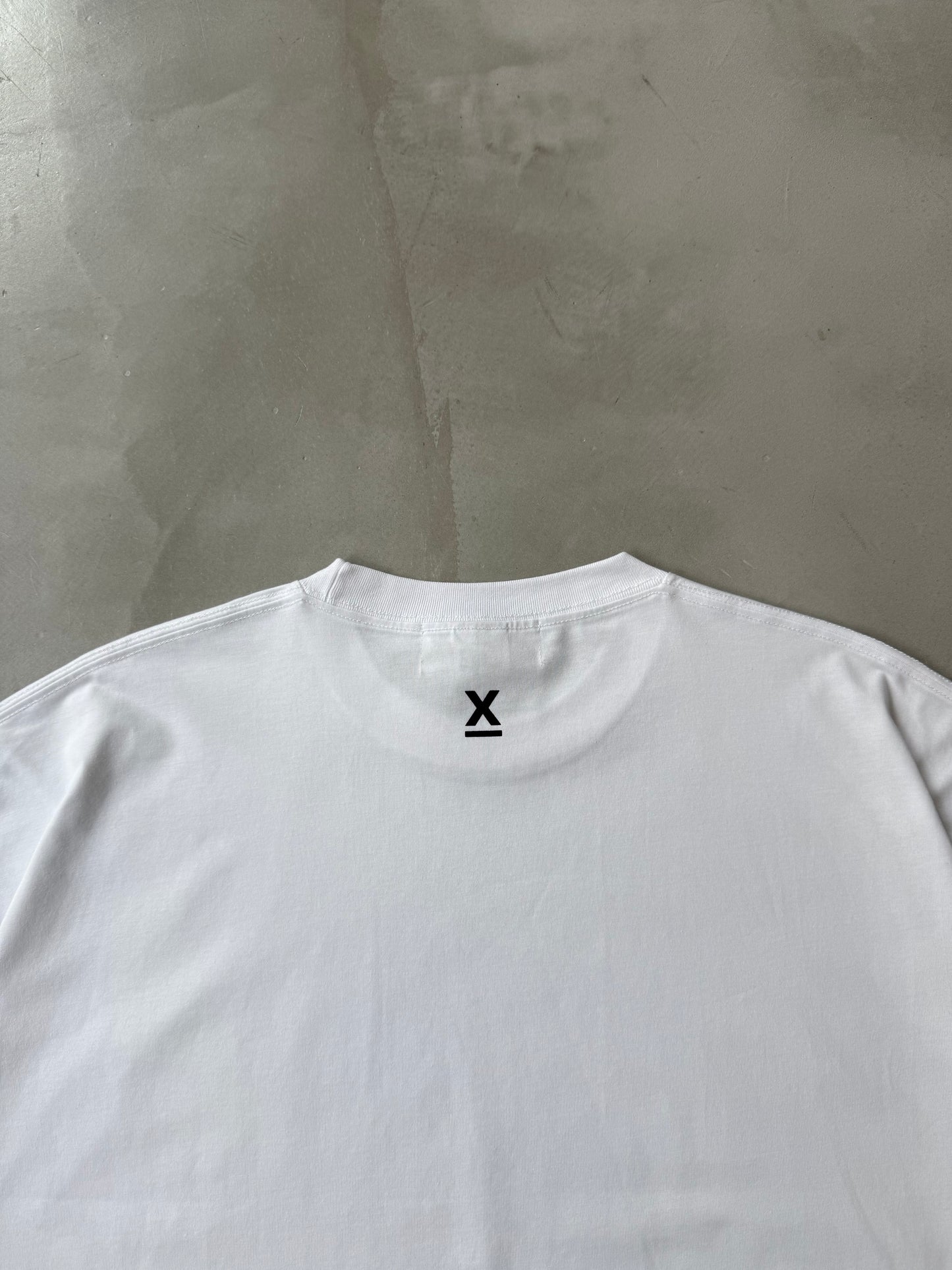 【MENS】X-ONE DRAWSTRING TEE "WHITE"