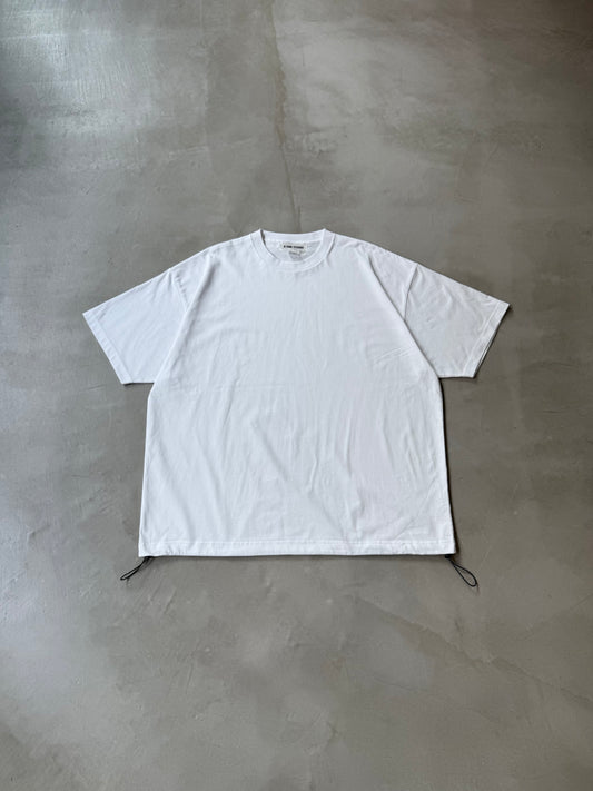 【MENS】X-ONE DRAWSTRING TEE "WHITE"