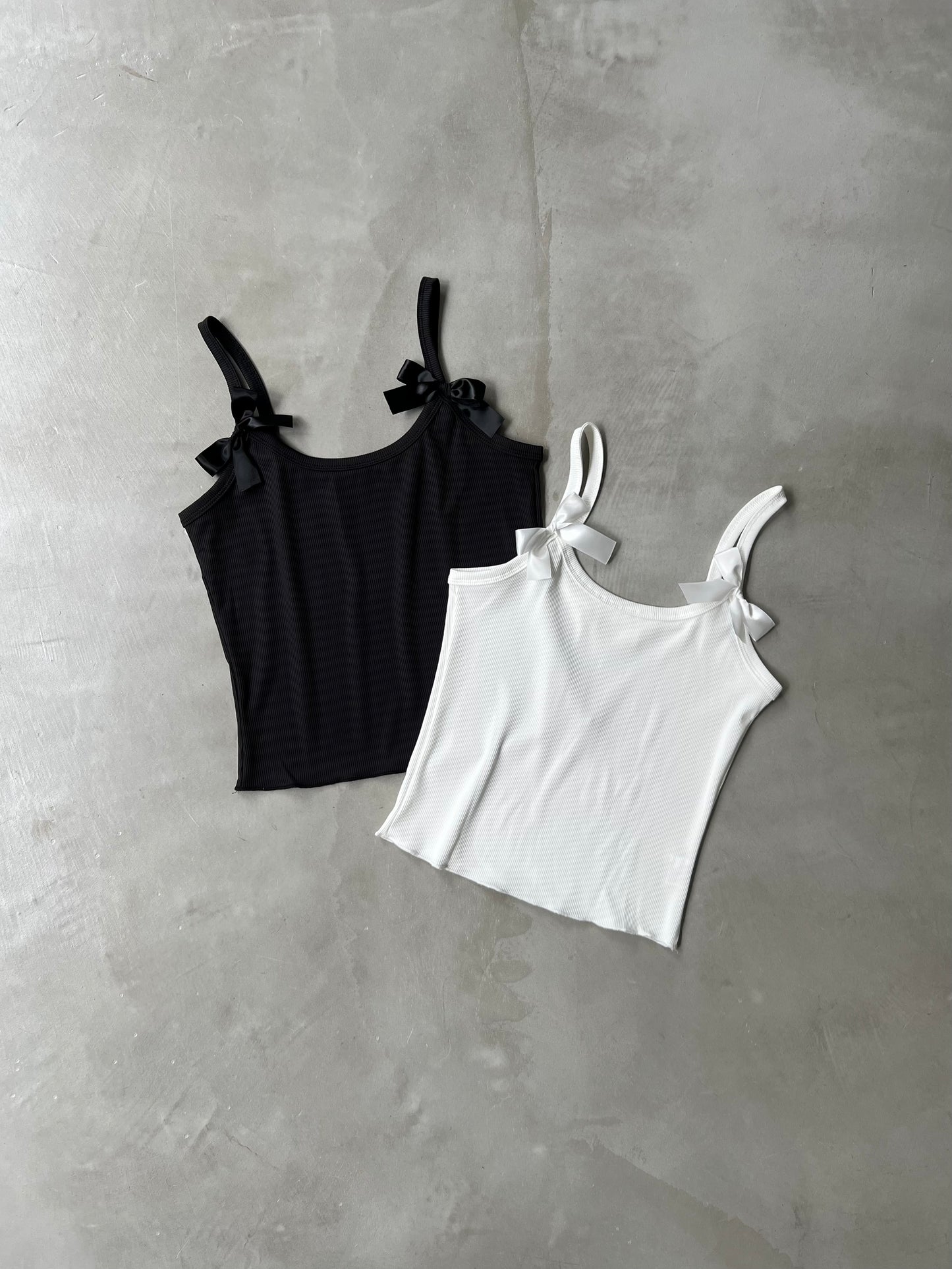 RIBBON CAMI "WHITE