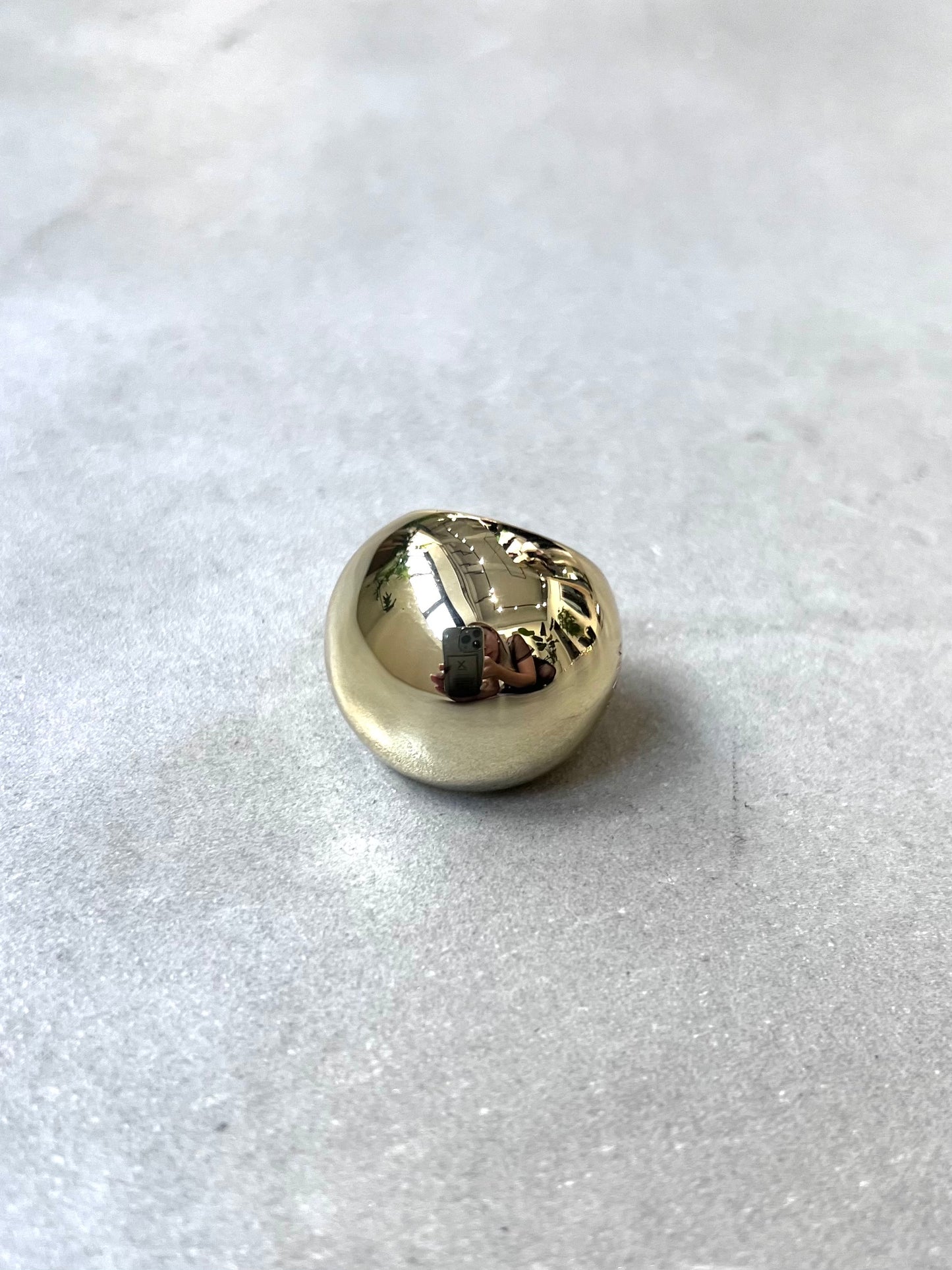 SIX N FIVE BALL RING "GOLD"