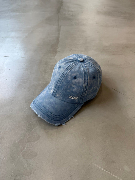 WASHED CRASH CAP "DENIM"