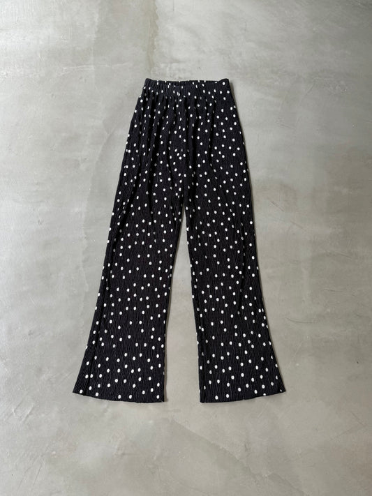 POLKA DOT PANTS "BLACK"