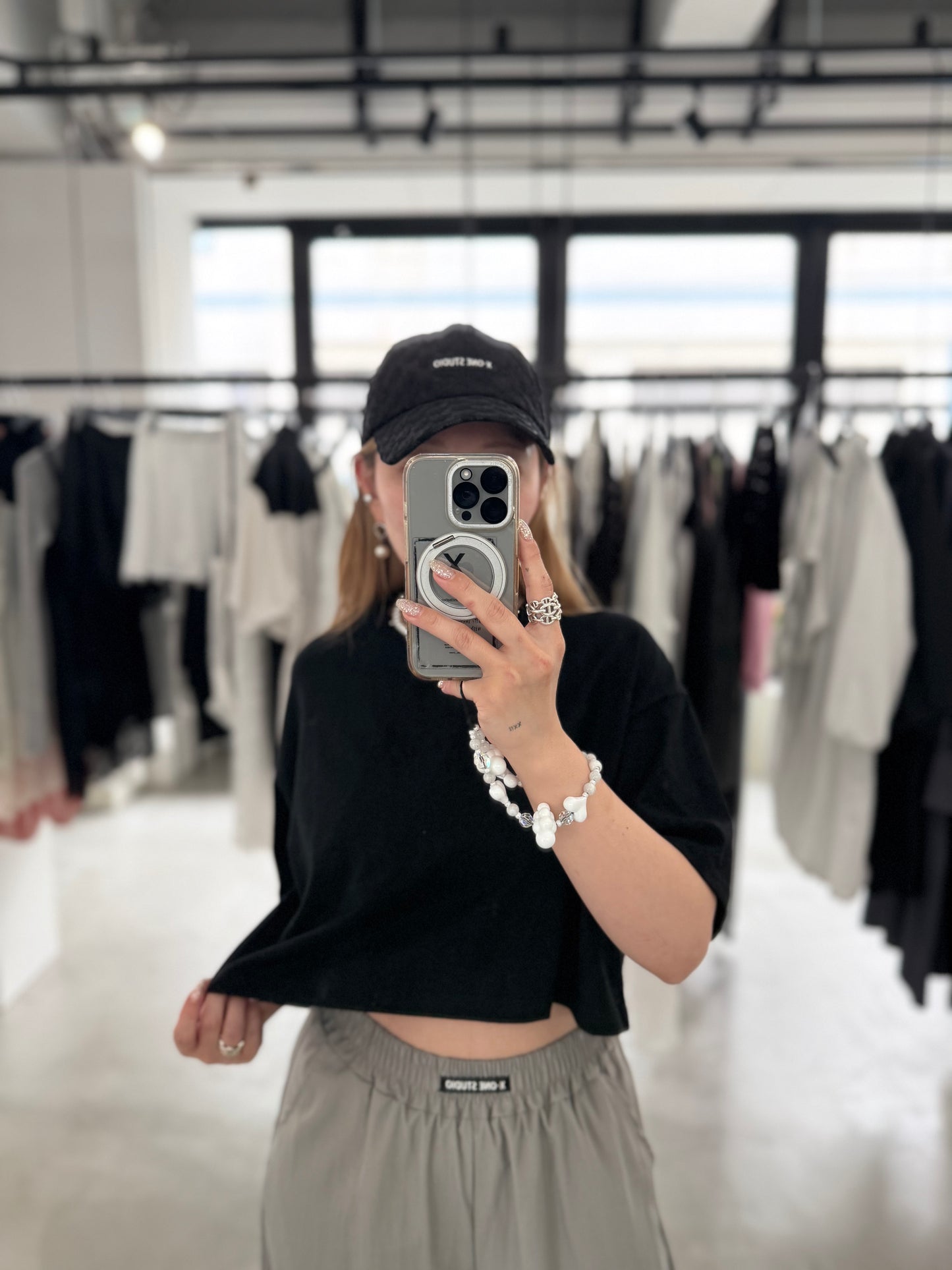 X-ONE MINI TEE "BLACK"