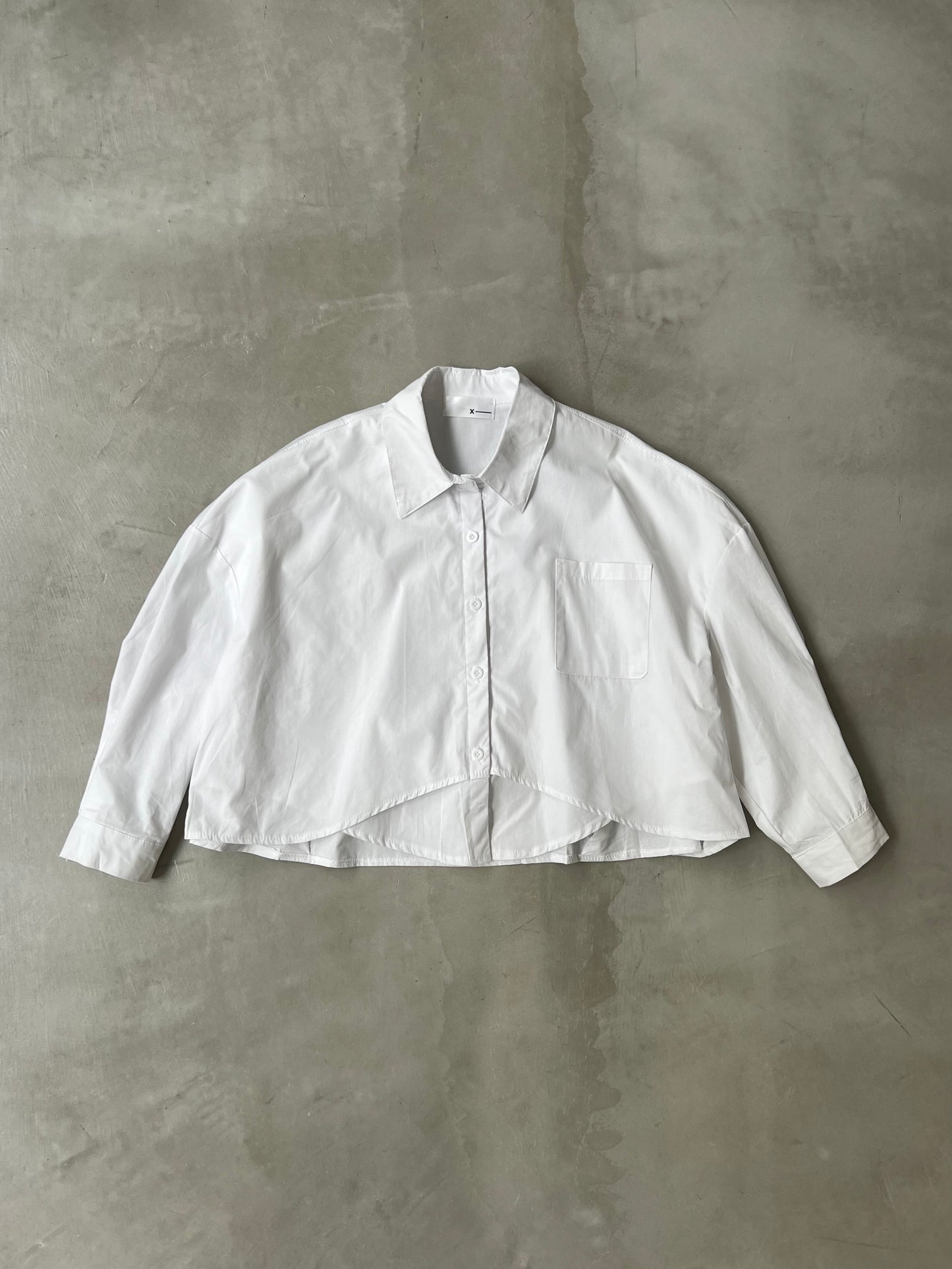 WIDE TACK SHIRT "WHITE"