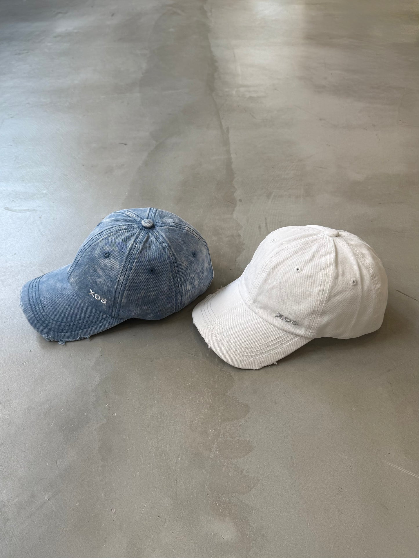 WASHED CRASH CAP "WHITE"