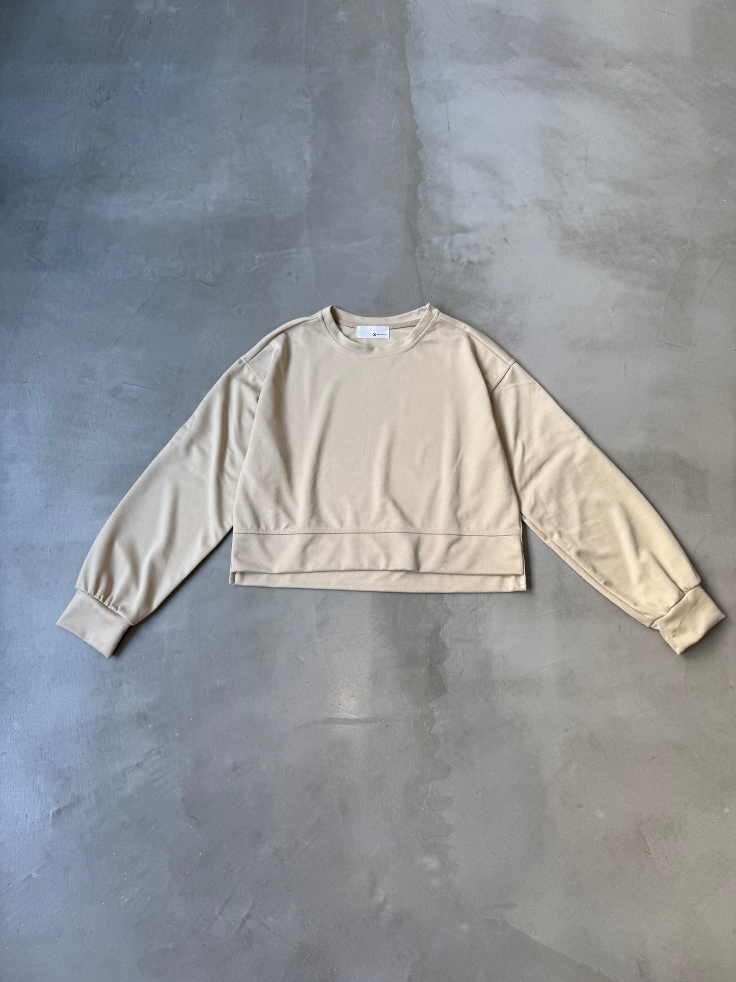 CUT OUT SWEAT SETUP "SAND"