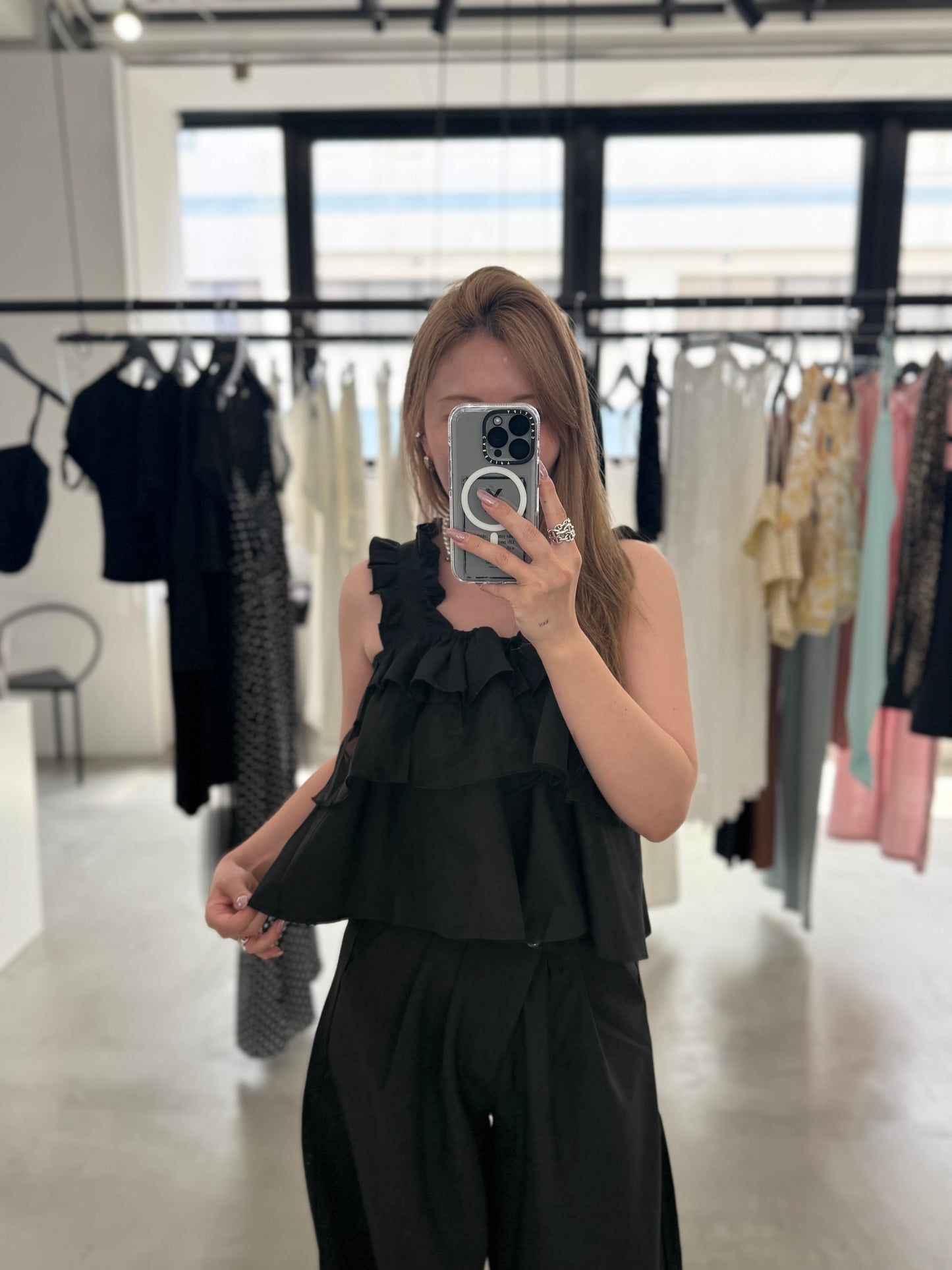 FAIRY BLOUSE "BLACK"