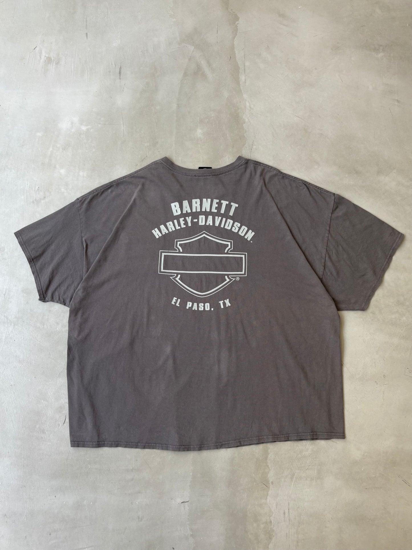 ［VINTAGE］Harley-Davidson Pocket T-shirt "BARNETT”