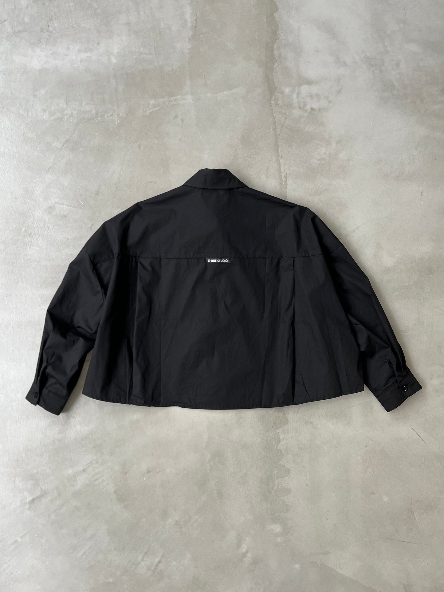 WIDE TACK SHIRT "BLACK"