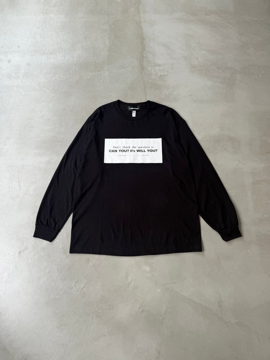 CAN YOU? its WILL YOU?  "BLACK"