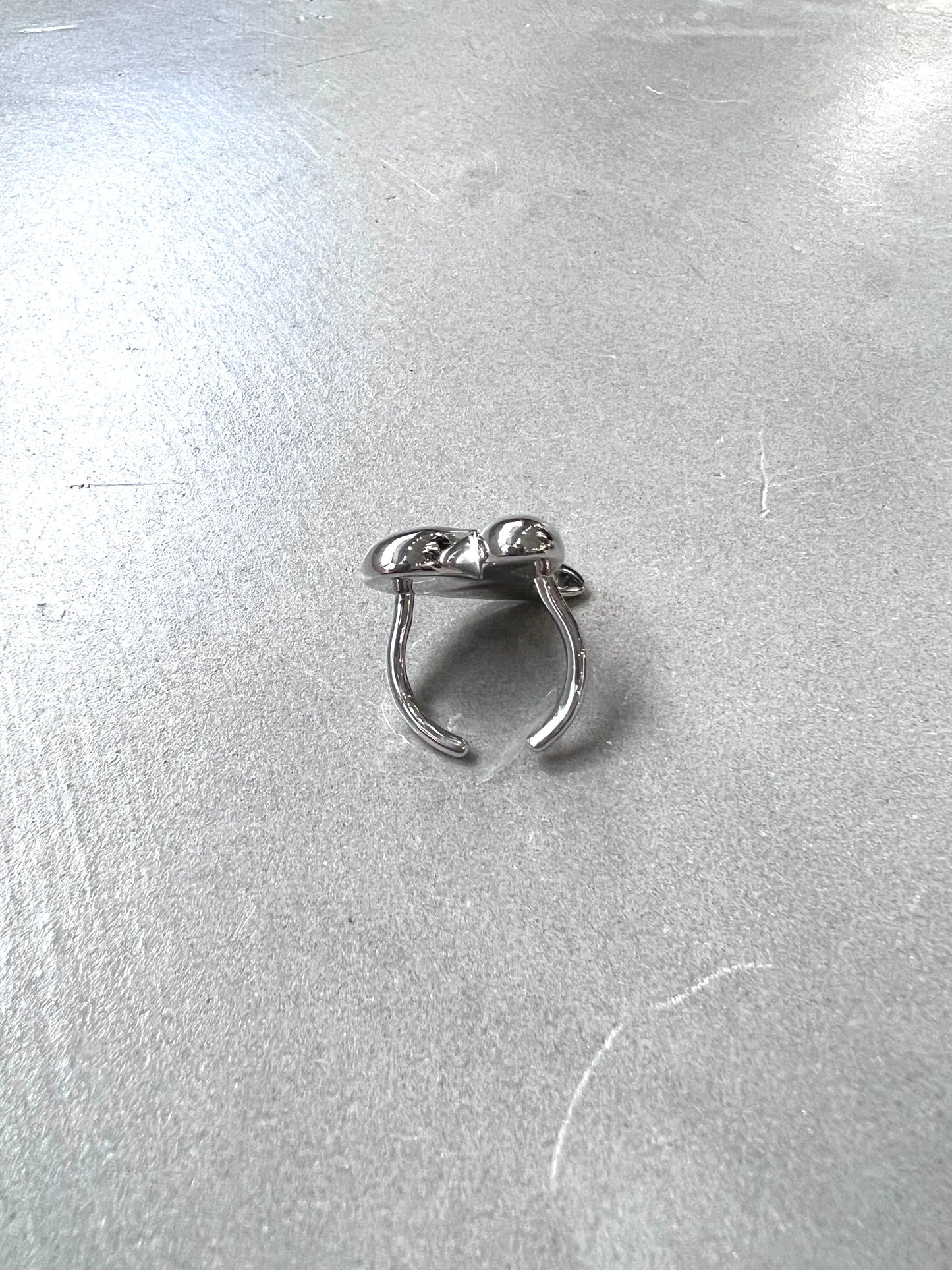 HEART LOVE RING "SILVER"