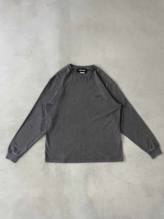 WASHED BOXLOGO L/S Tee “GRAY”