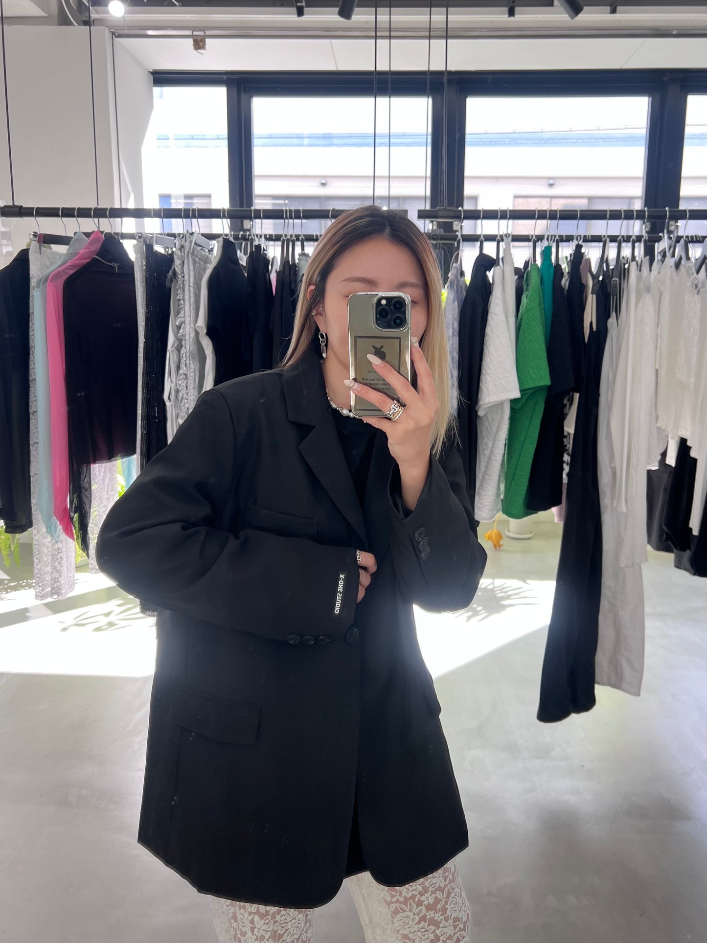 OVER SIZED JACKET "BLACK"