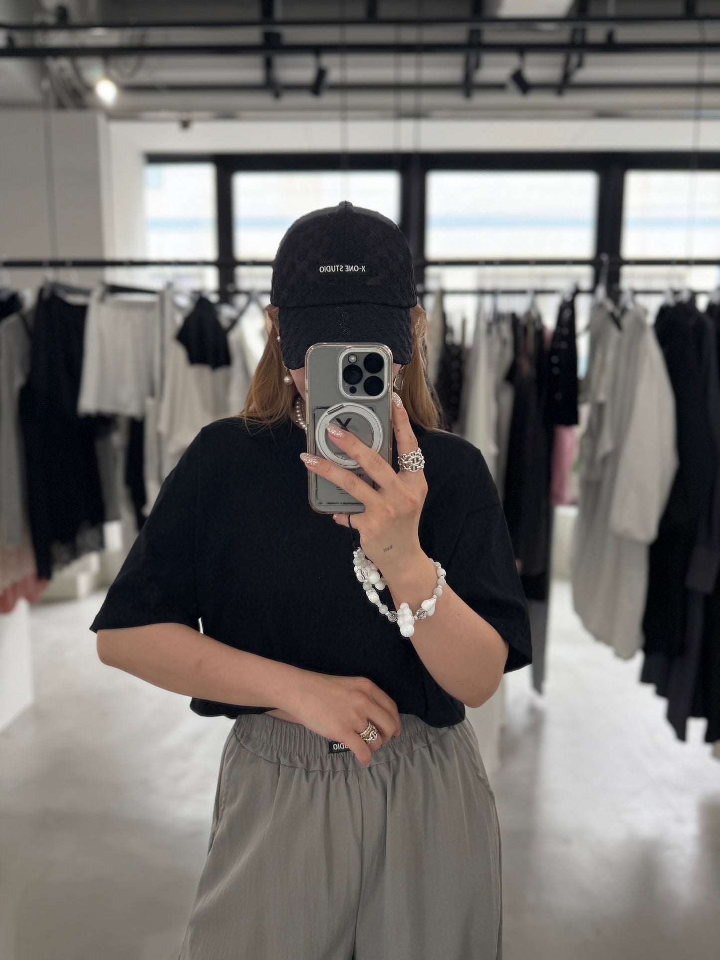 X-ONE MINI TEE "BLACK"