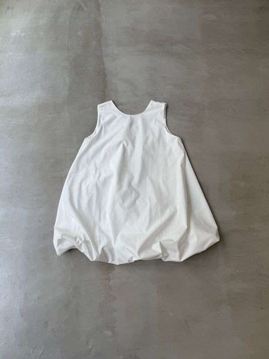 BALLON MINI DRESS "WHITE"