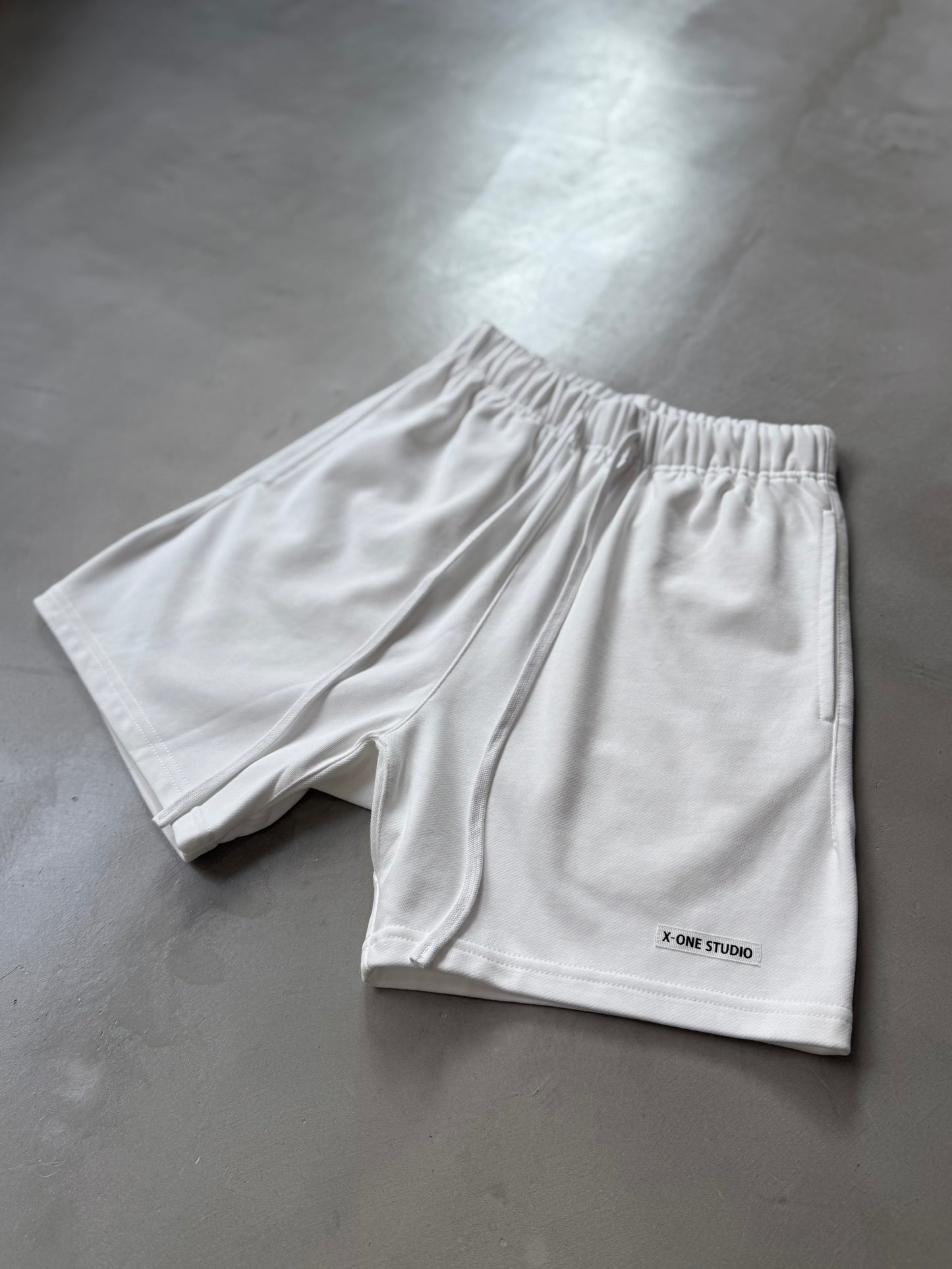 【MENS】SWEAT SHORT PANTS "WHITE"