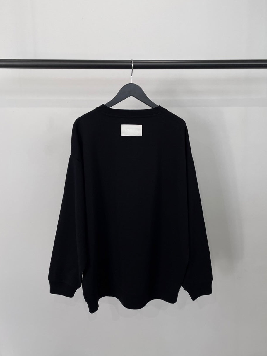 【MENS】9.0oz LONG TEE "BLACK"