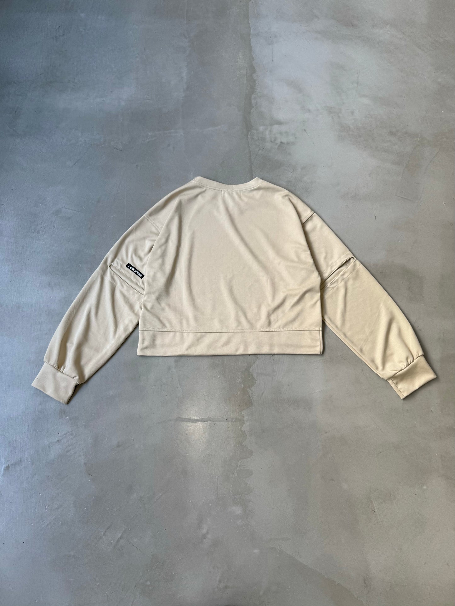 CUT OUT SWEAT SETUP "SAND"