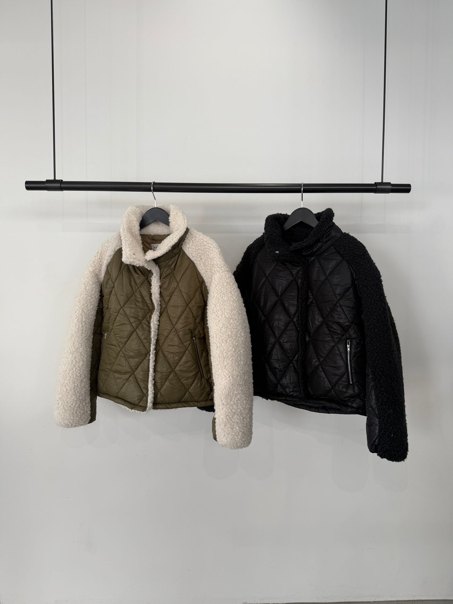 QUILTED BOA JACKET "OLIVE"