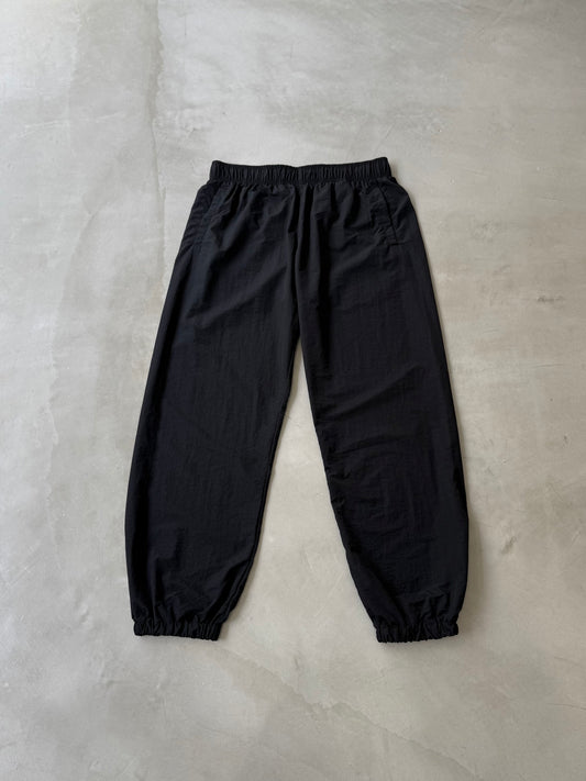 【MENS】WIDE NYLON PANT "BLACK"