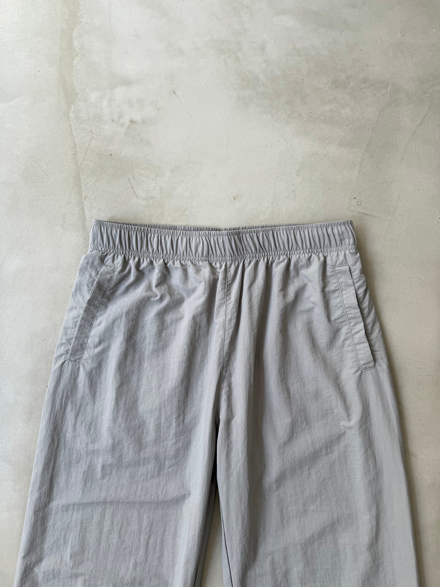 【MENS】WIDE NYLON PANT "GRAY"