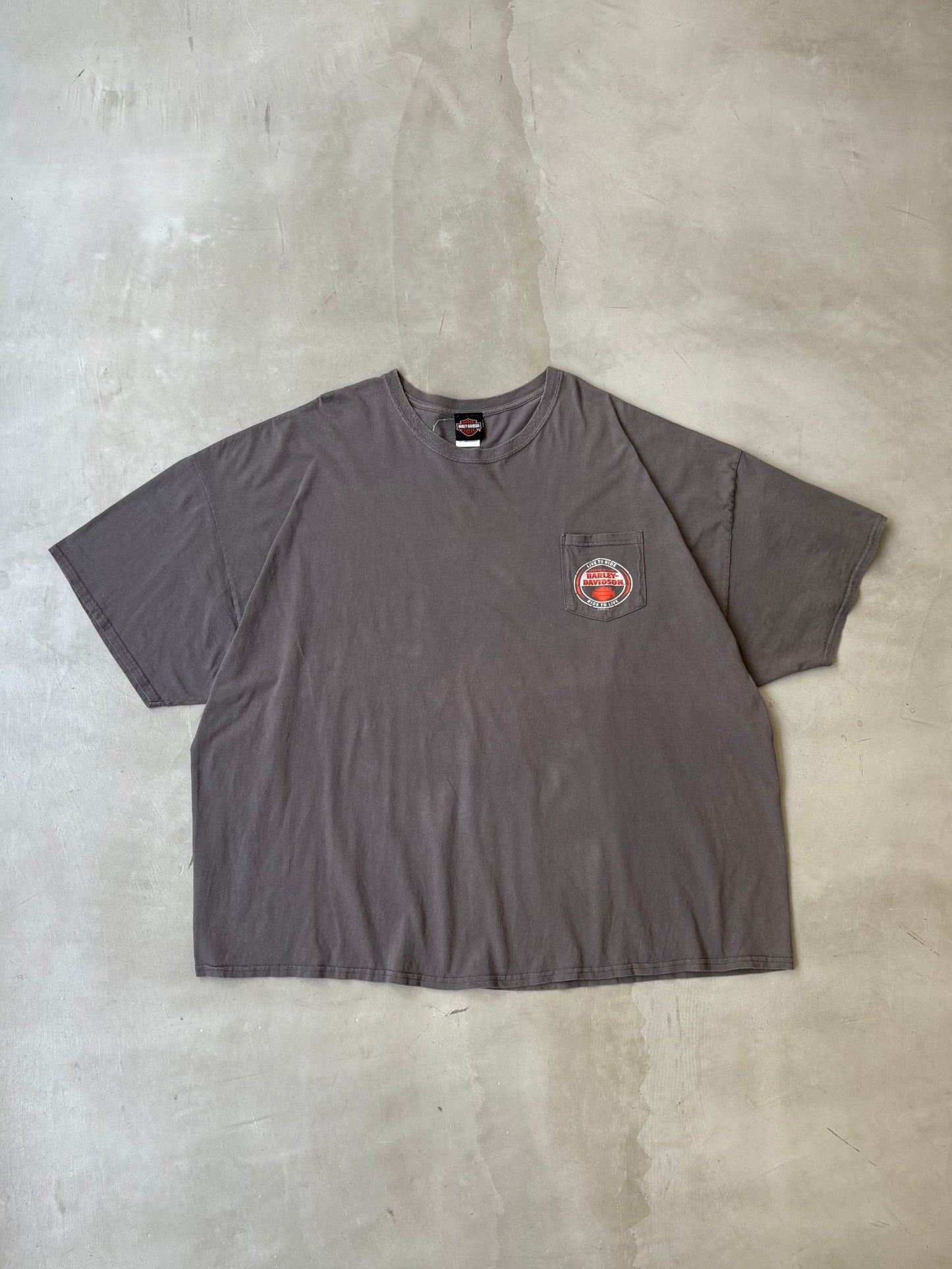 ［VINTAGE］Harley-Davidson Pocket T-shirt "BARNETT”