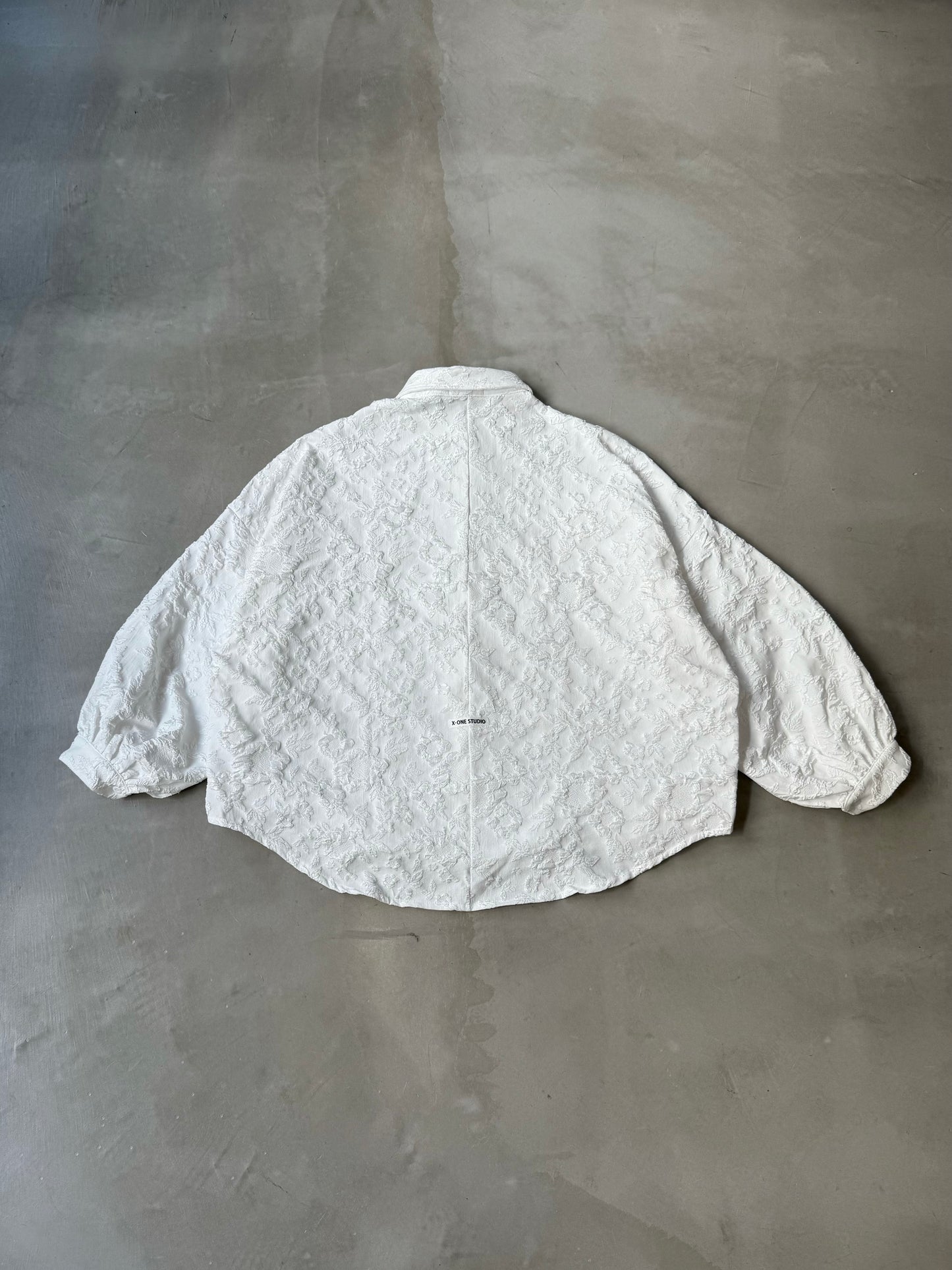 BALLOON SLEEVE SHIRT "WHITE"