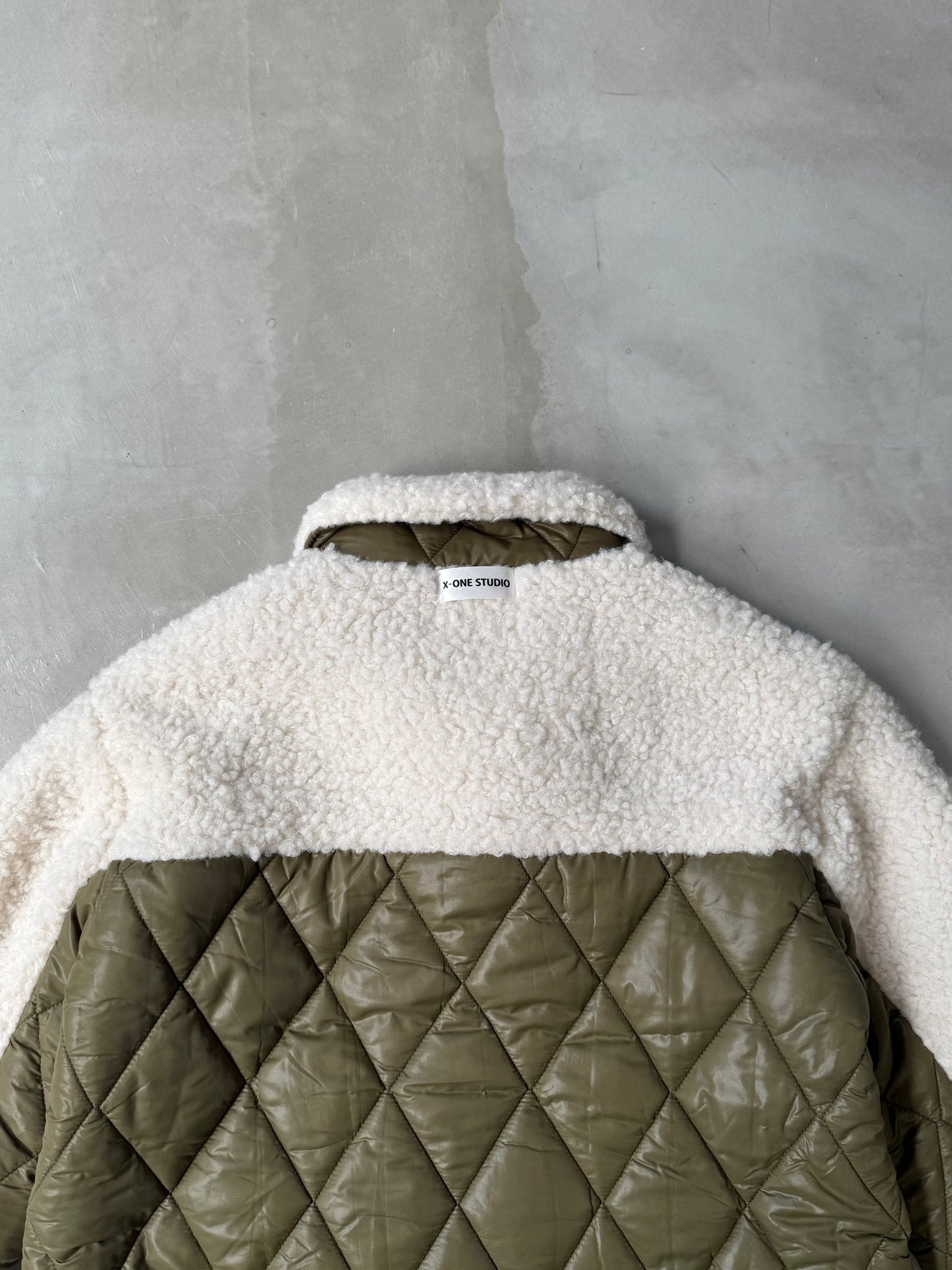 QUILTED BOA JACKET "OLIVE"