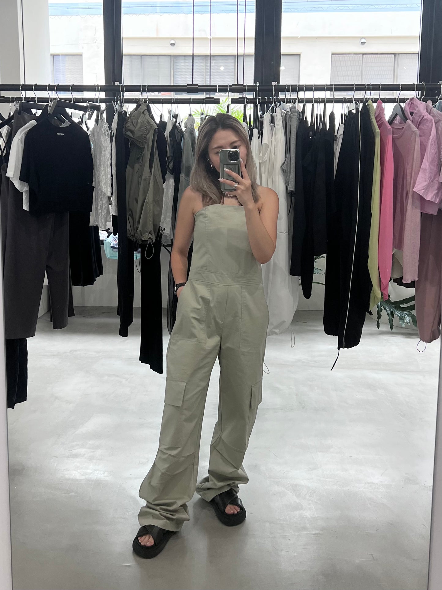 CARGO JUMPSUIT "GRAY"