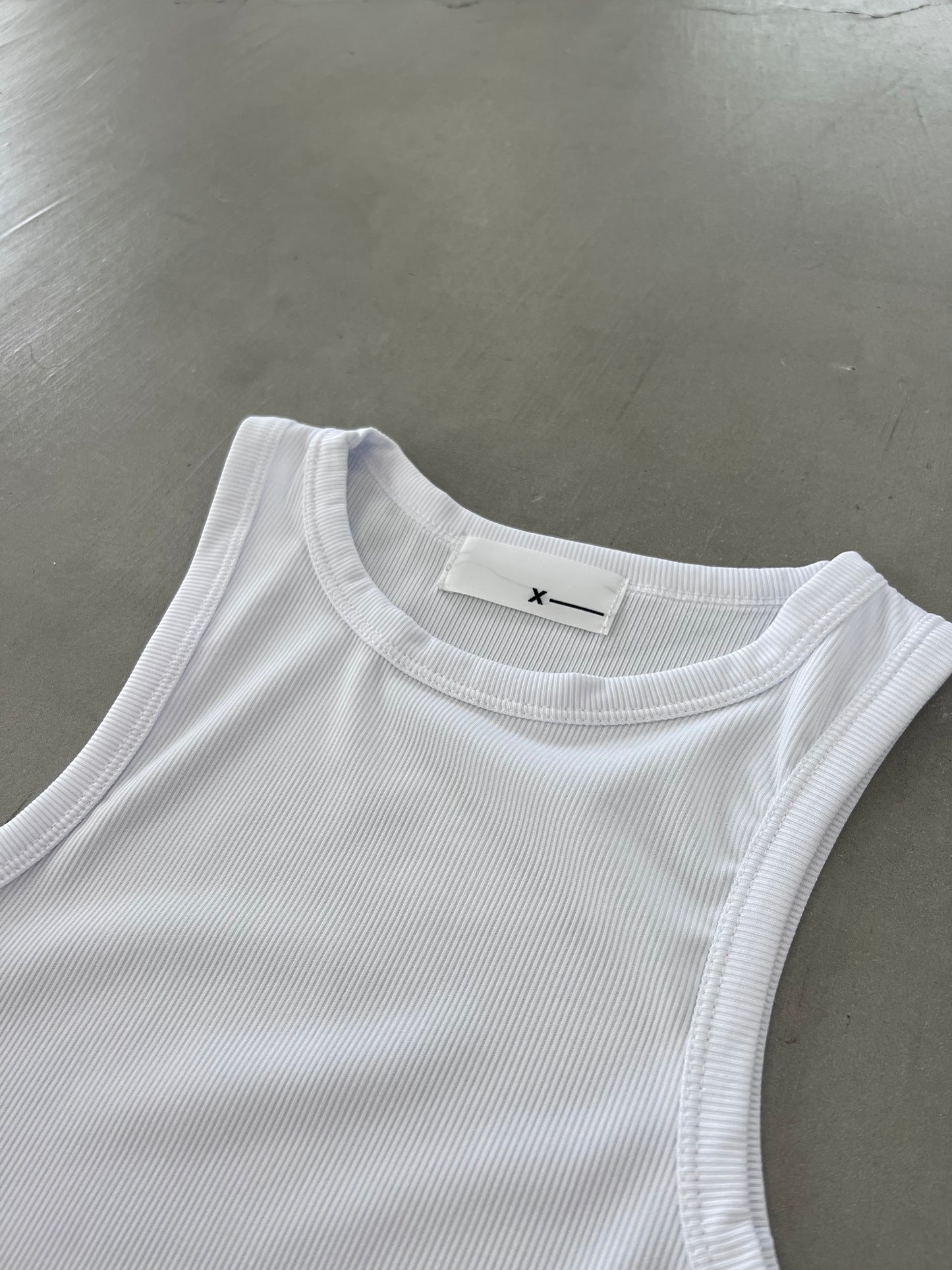 AMERICAN SLEEVE TOP "WHITE