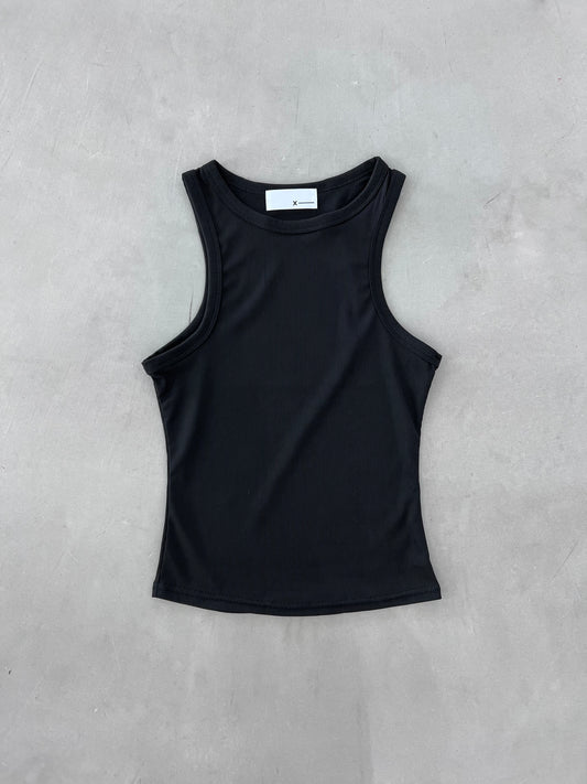 AMERICAN SLEEVE TOP "BLACK"