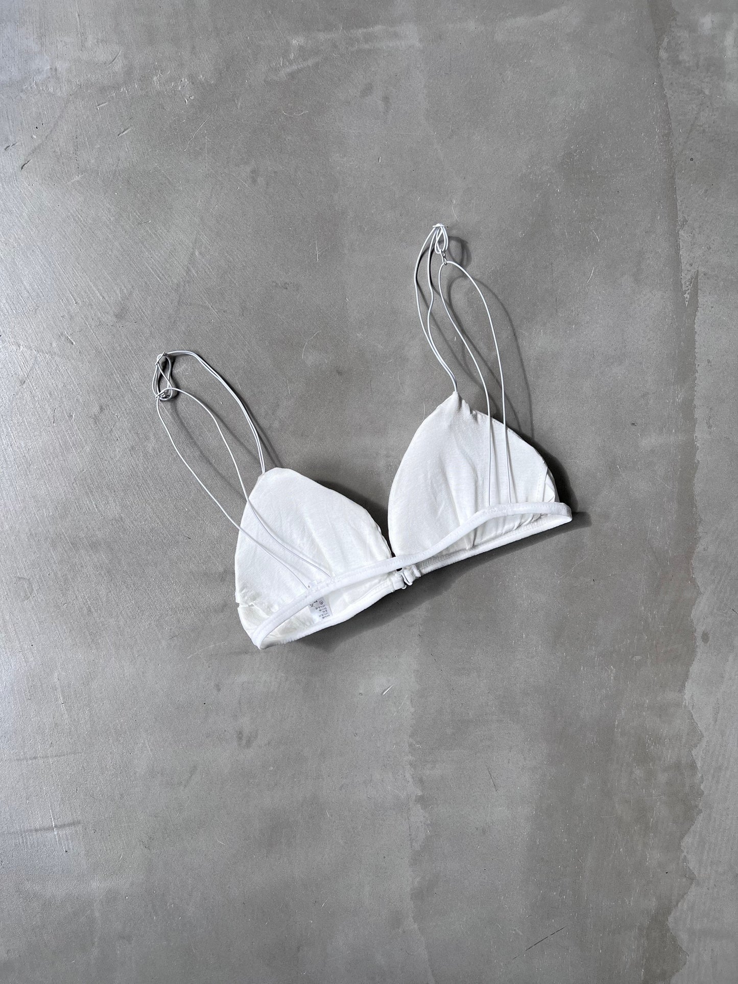 FRONT ROCK BRA "WHITE"