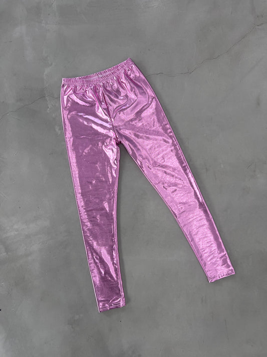 METAL LEGGINGS "PINK"