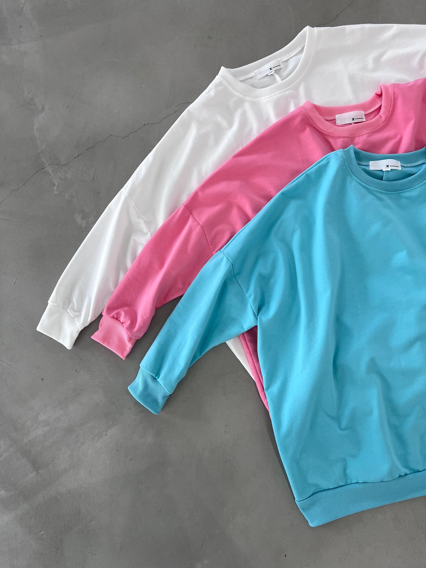 DOLMAN SLEEVE LONG TEE "SAKURA PINK"