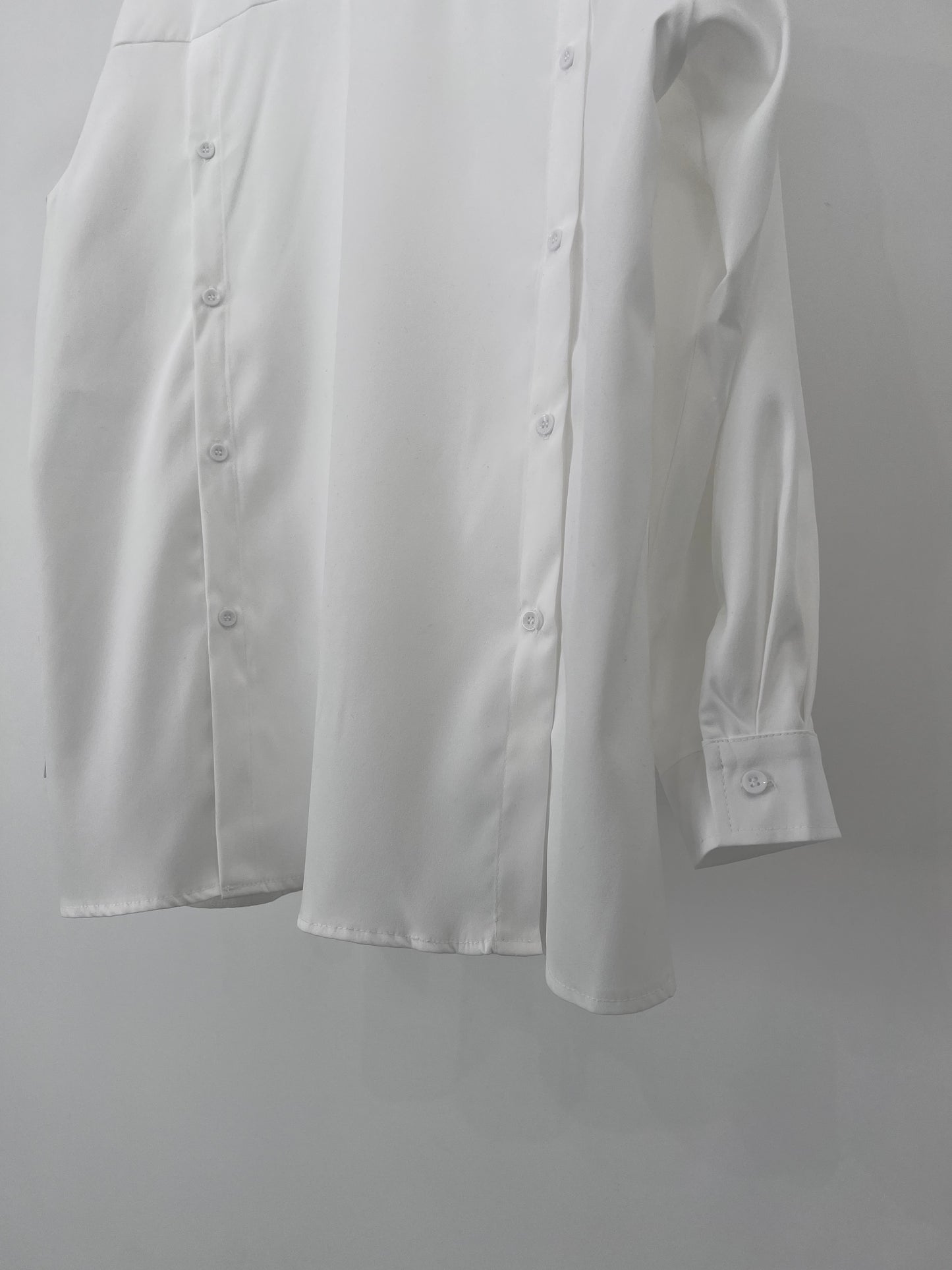 BACK SLIT SHIRT "WHITE"