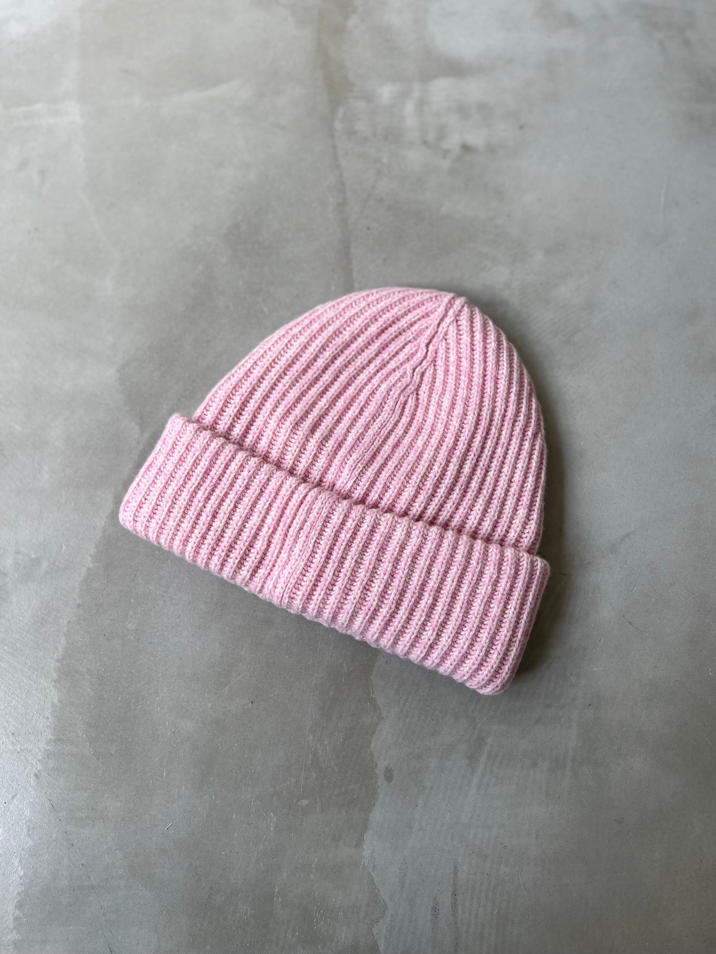 【GANNI】Rib beanie "LILAC"