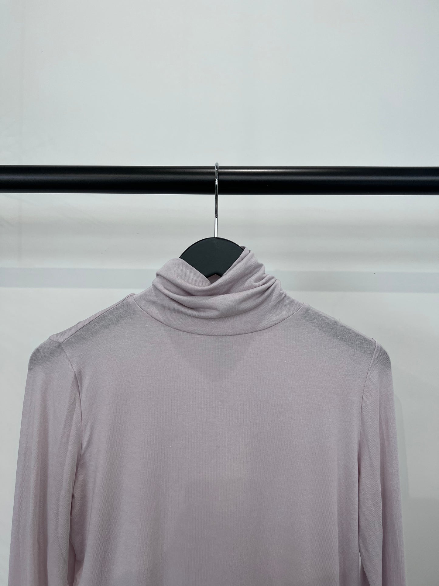 ROLL NECK JERSEY TOP “LAVENDER”