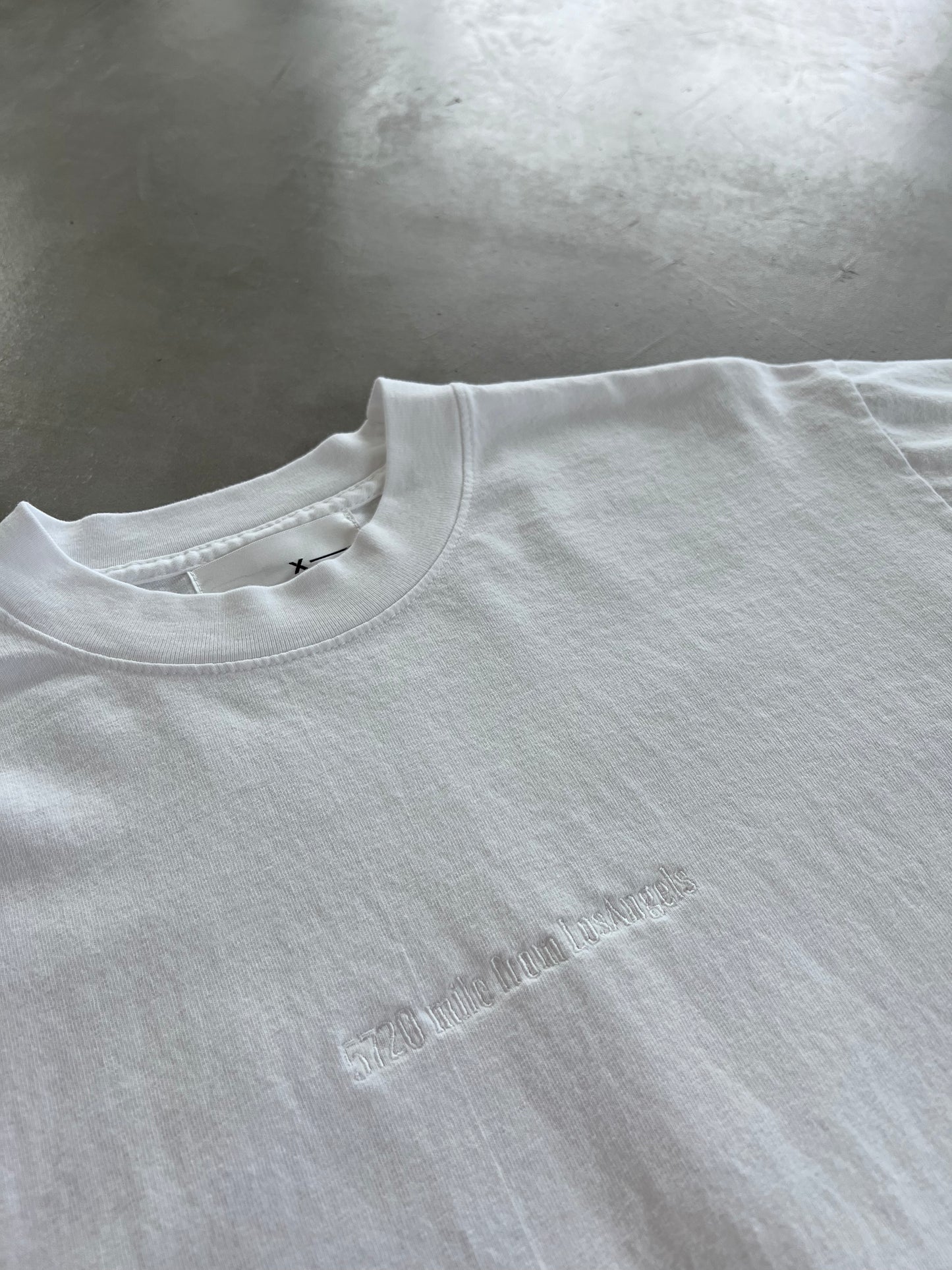 【X-ONE】MILES TEE "WHITE"