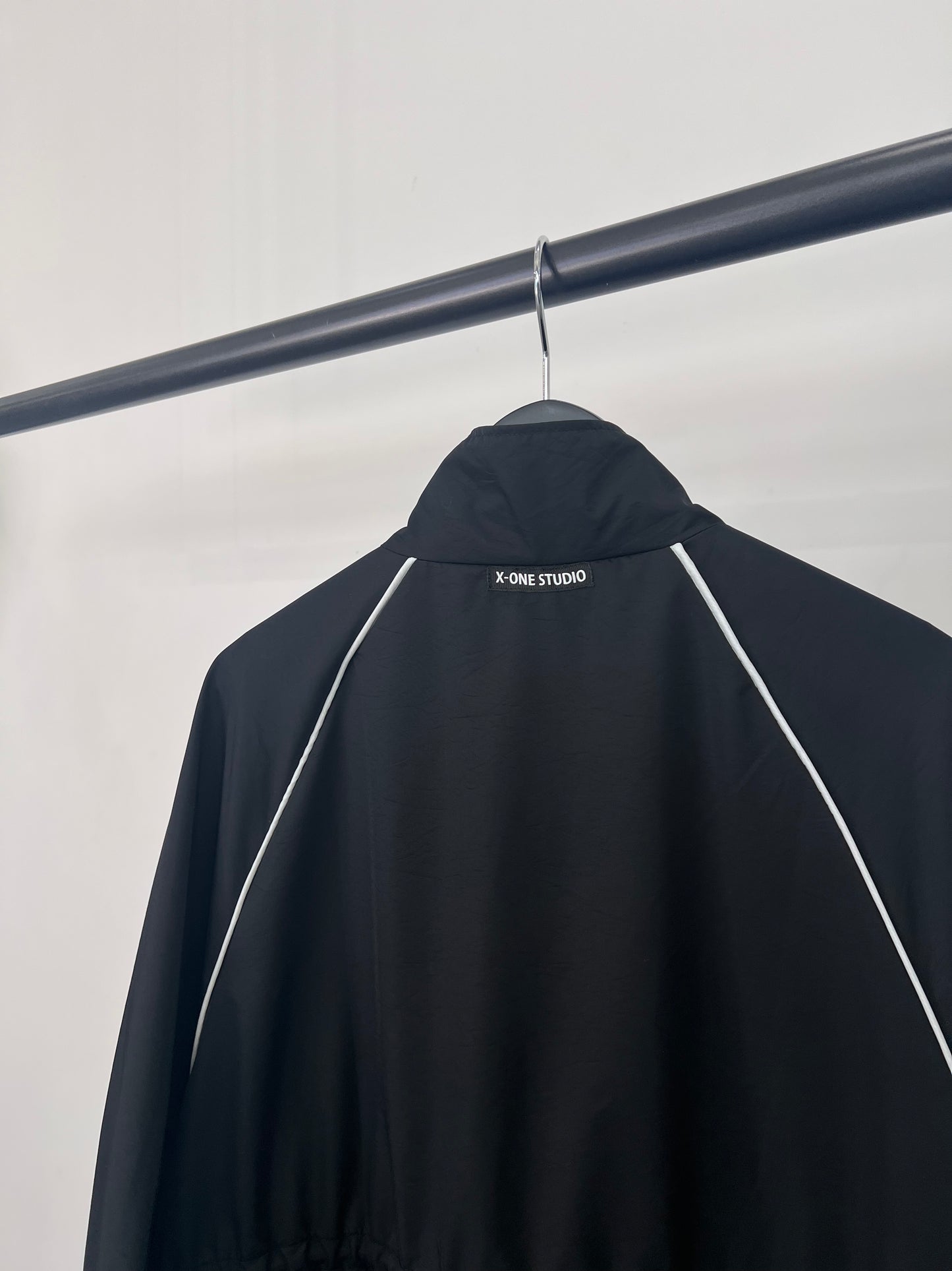 TECHNICAL NYLON COAT "BLACK"