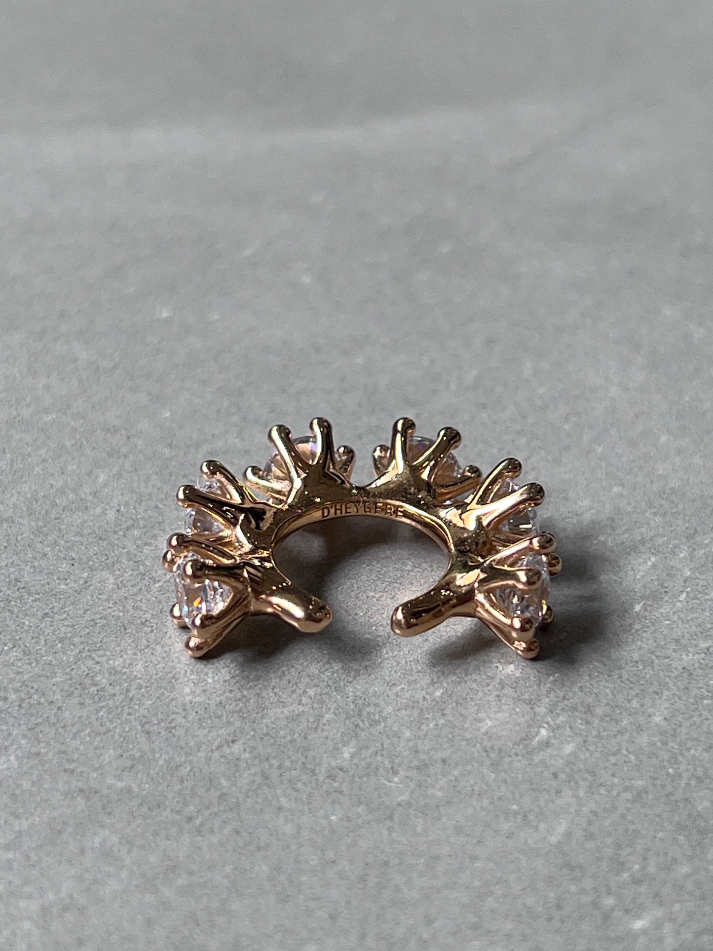 【D'HEYGERE】WHEEL EAR CUFF "GOLD"