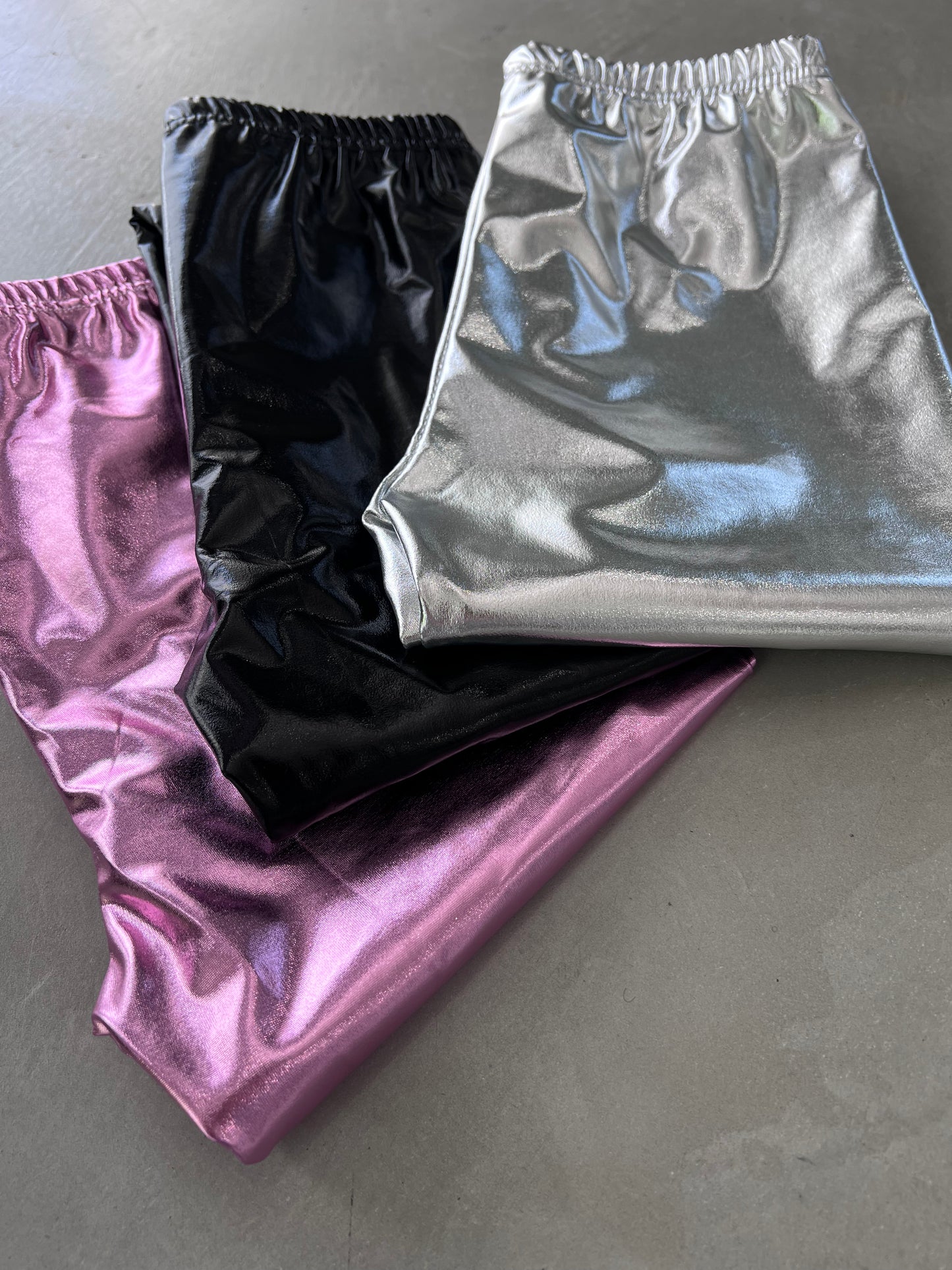 METAL LEGGINGS "PINK"