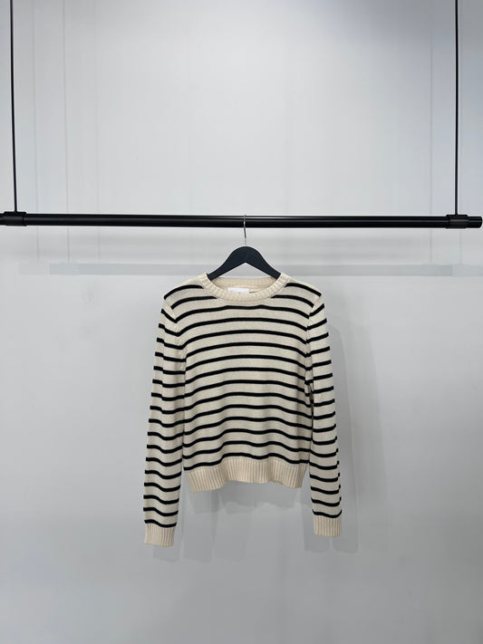 BORDER KNIT "IVORY"