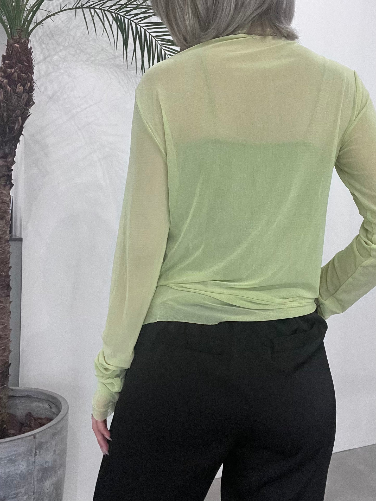 SHEER TOP "GREEN"