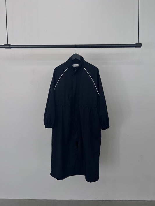 TECHNICAL NYLON COAT "BLACK"