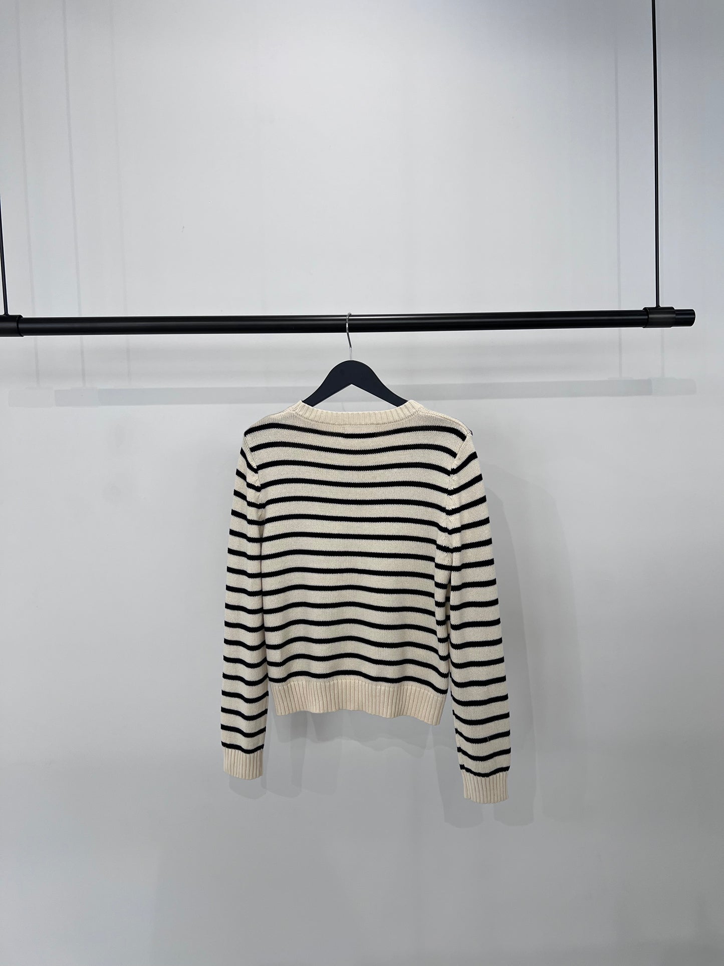 BORDER KNIT "IVORY"